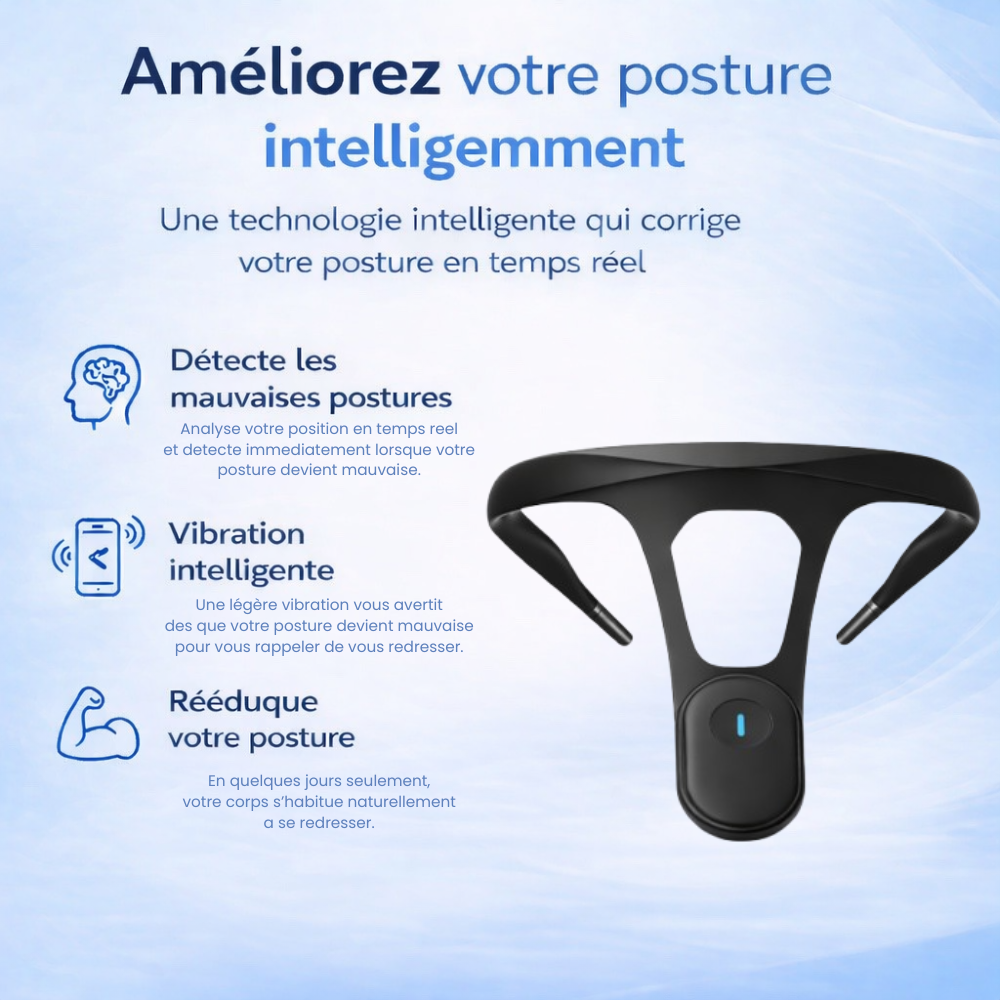 BackSense™ | Technologie de Posture Intelligente BackSense